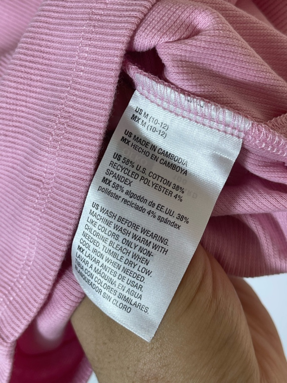 Epic Threads Gir’s Pink Long Sleeve Kids Top with Side Tie Size M(10-12) NWT - Picture 7 of 8